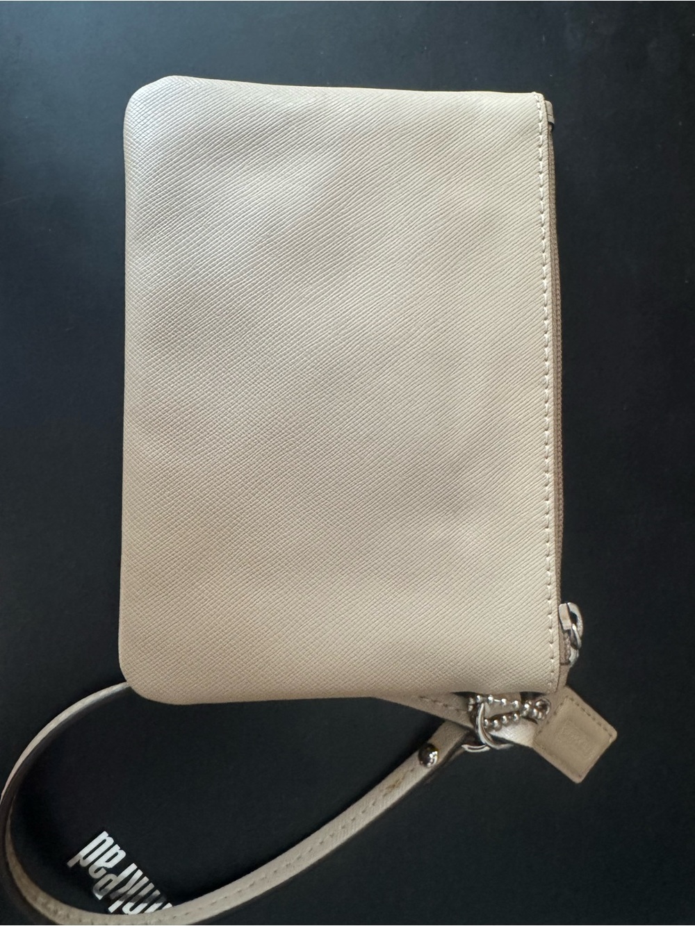 Coach Darcy Bow Pebbled Leather Wristlet - Picture 2 of 7
